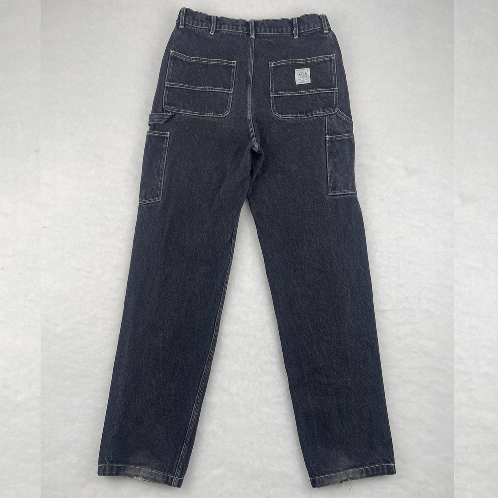 Sexhippies Black Carpenters Jeans Men's 30x31 Denim Pants - Picture 5 of 8
